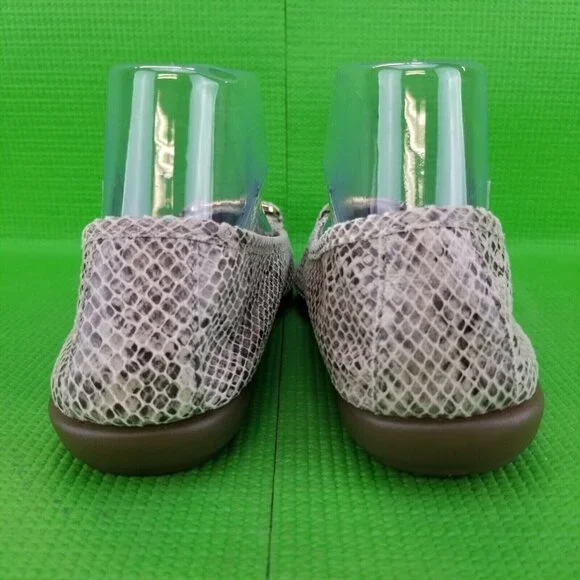 ✅Aerosoles Sherbet Faux Snake-Skin Ballet Flats Women's 9M Slip On Shoes - Picture 10 of 16